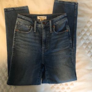 Madewell curvy stove pipe jeans
